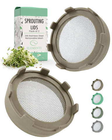 Elementi tapa frontal para Mason jar mostrando ajuste seguro y practicidad