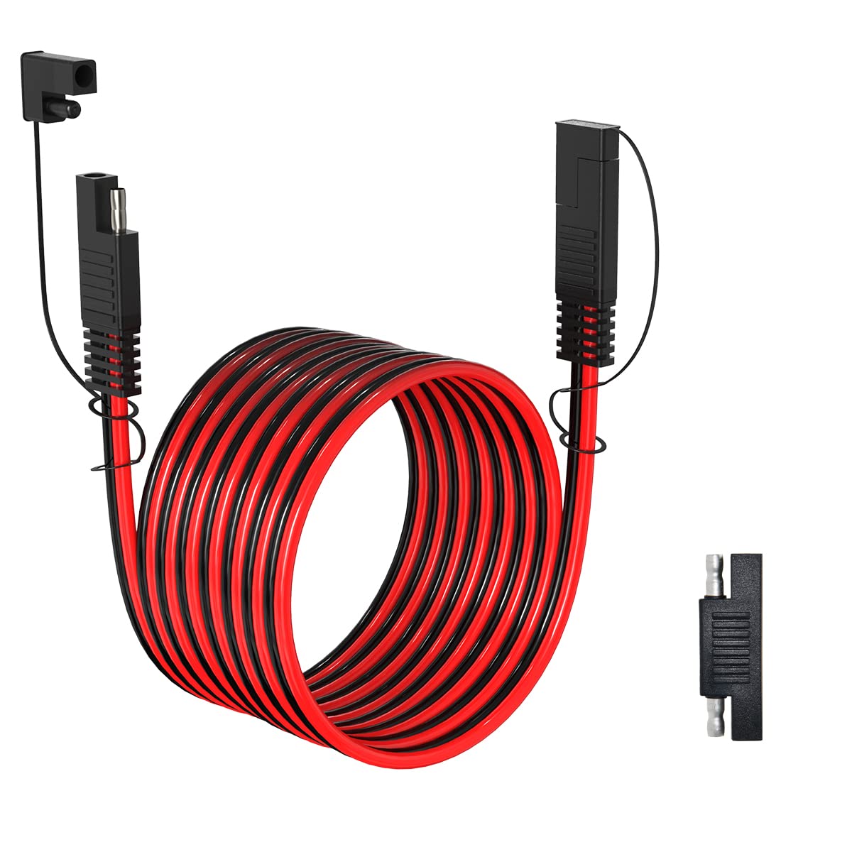 ELFCULB vista frontal del cable SAE mostrando el conector y empaque, durabilidad garantizada