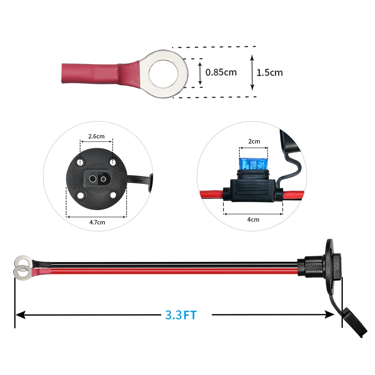 ELFCULB funda PVC textura que protege cable y mantiene flexibilidad