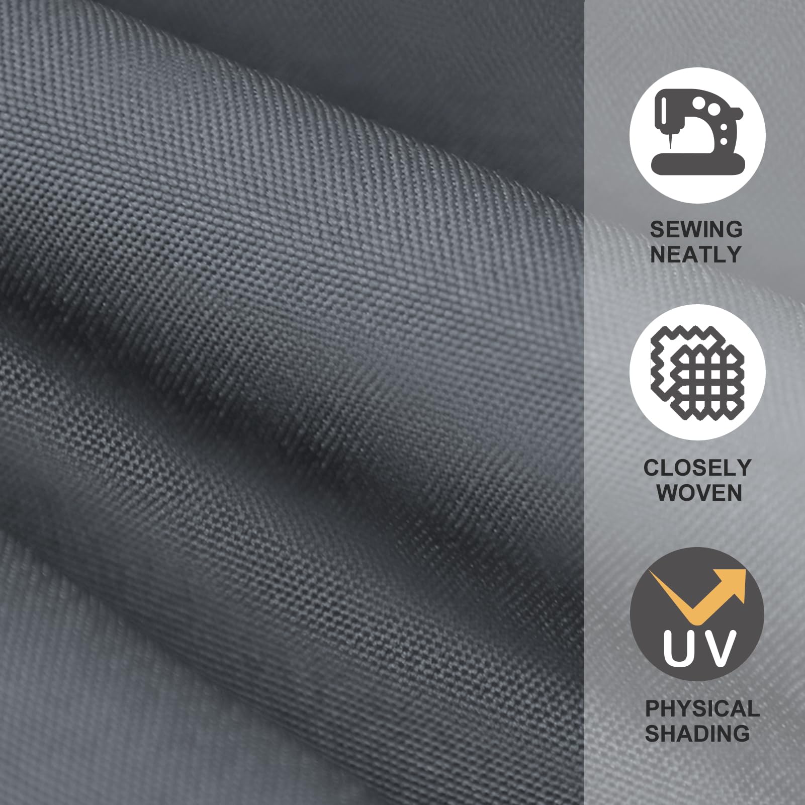 EliteShade costura y borde reforzado para mayor durabilidad