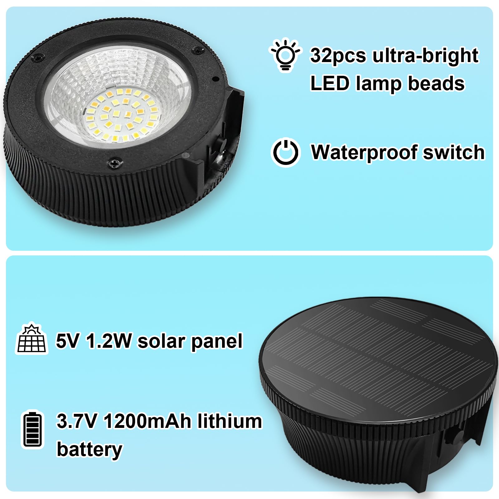Elsollit instalación con clip y pegatina antideslizante asegurando montaje estable en mástil