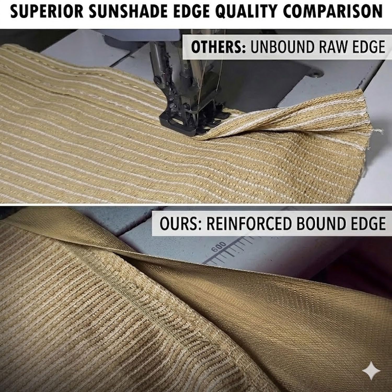 EMERIT primer plano textil HDPE que muestra durabilidad