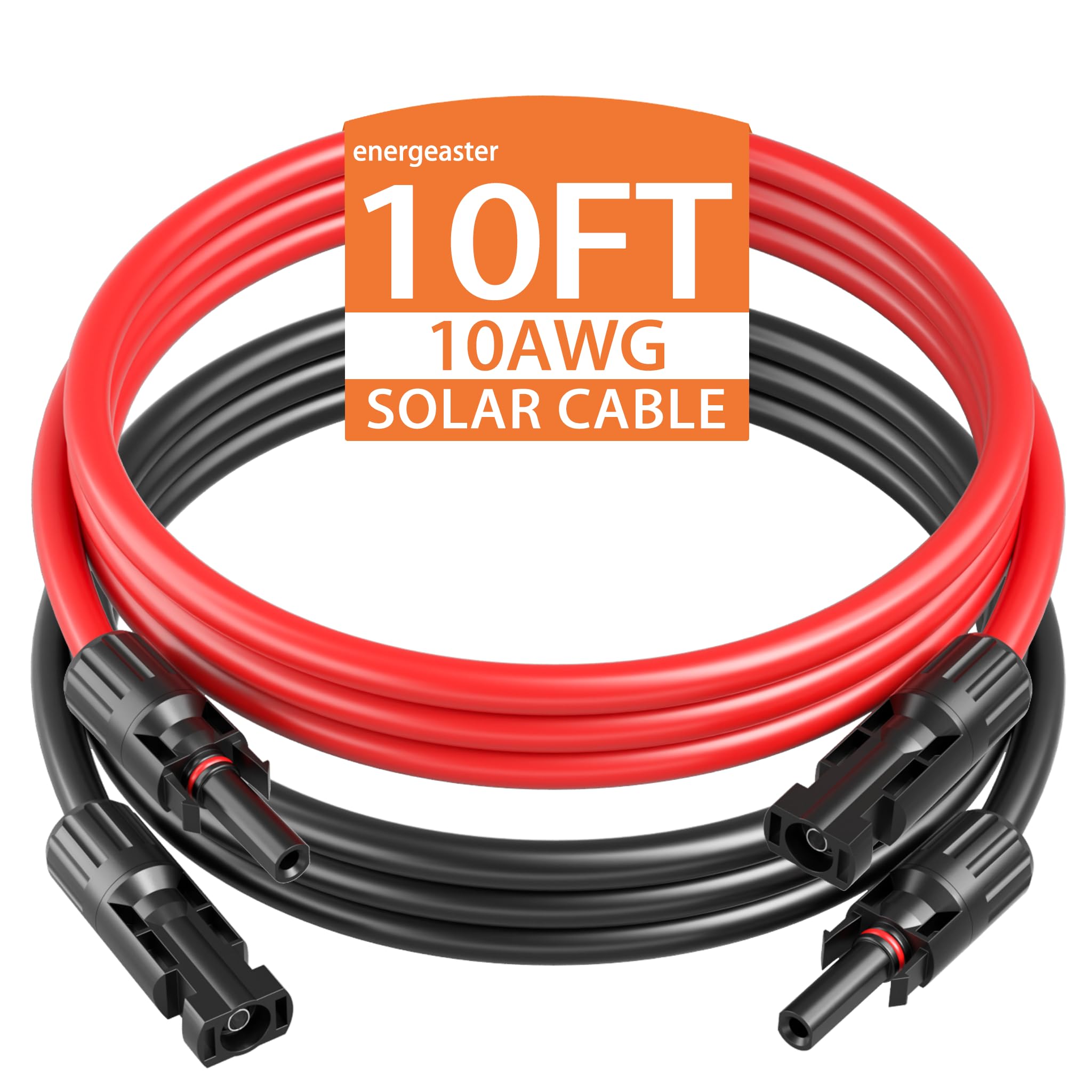 energeaster cable frontal con conectores mc4, conexión segura y resistente
