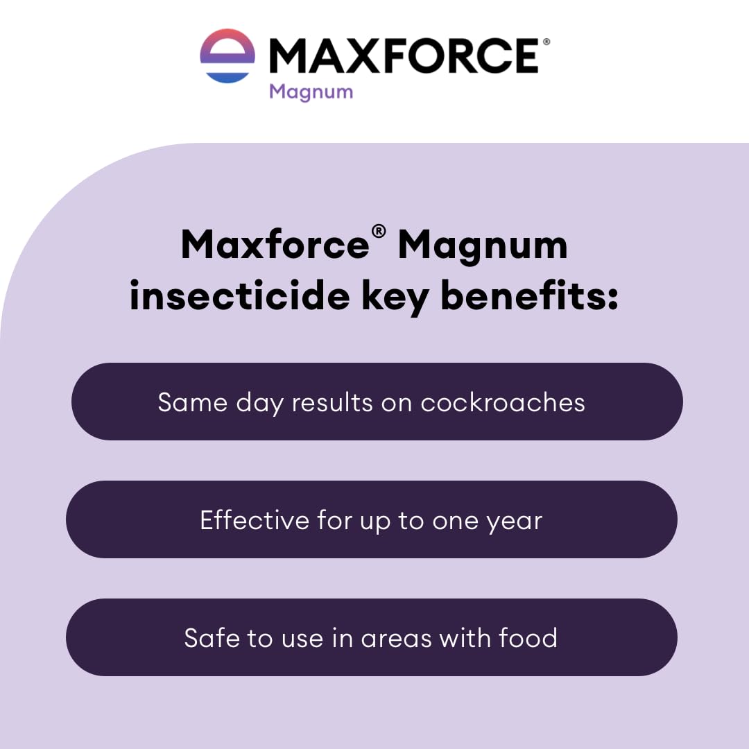 Envu Maxforce comparación de tamaño tubeta práctico y fácil de manejar