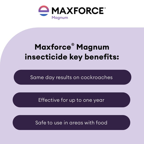 Envu Maxforce comparación de tamaño tubeta práctico y fácil de manejar