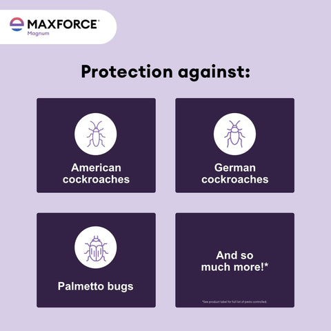 Envu Maxforce etiqueta HACCP certificación para uso en áreas de alimentos