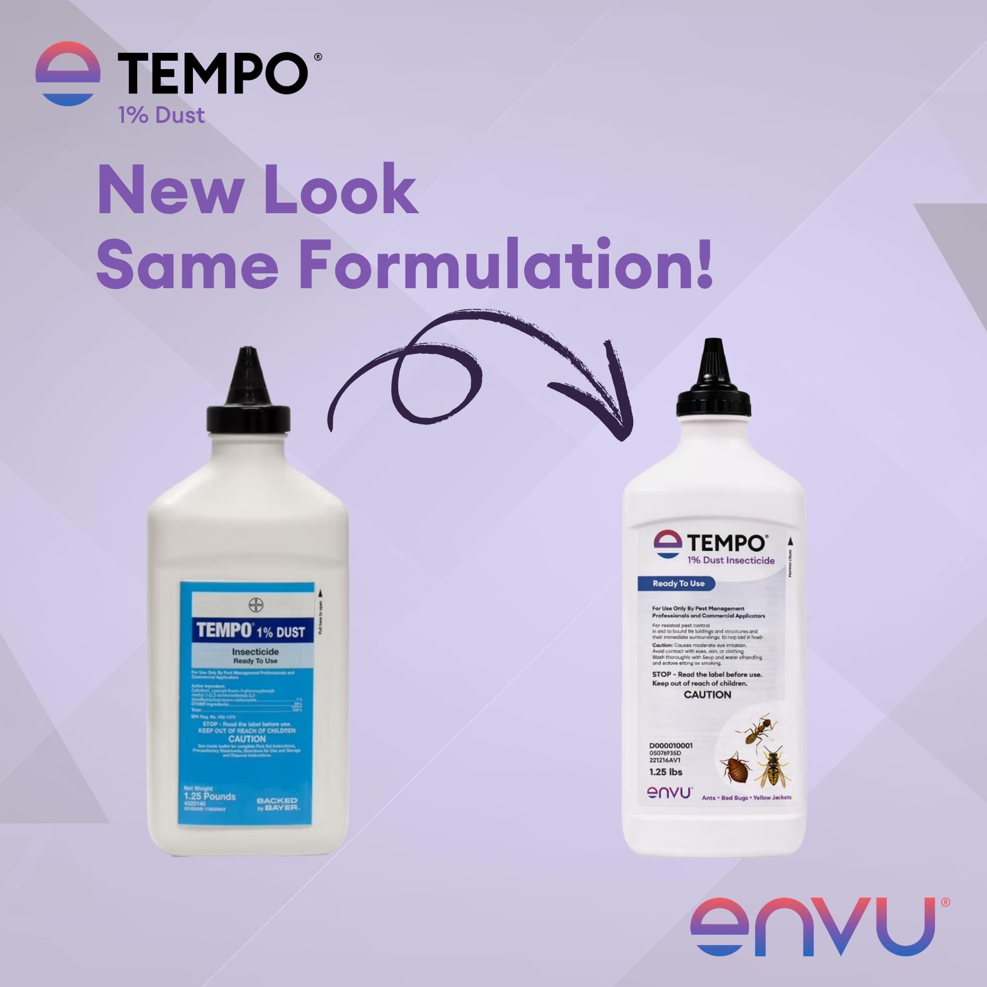 Envu Tempo aplicación con duster manual precisión en cavidades difíciles