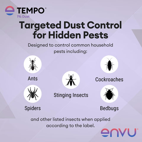 Envu Tempo envase 1.25 lb para comparar tamaño y cantidad utilizable