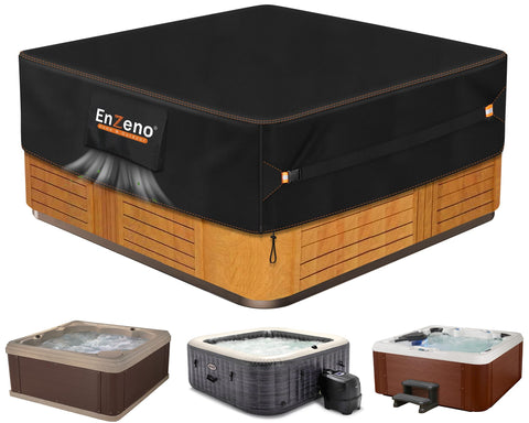 Enzeno funda frontal 88x88 protegiendo cubierta rígida del spa