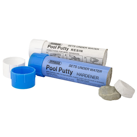 Epoxybond Pool Putty textura de la masilla moldeable demostrando mezcla uniforme y agarre