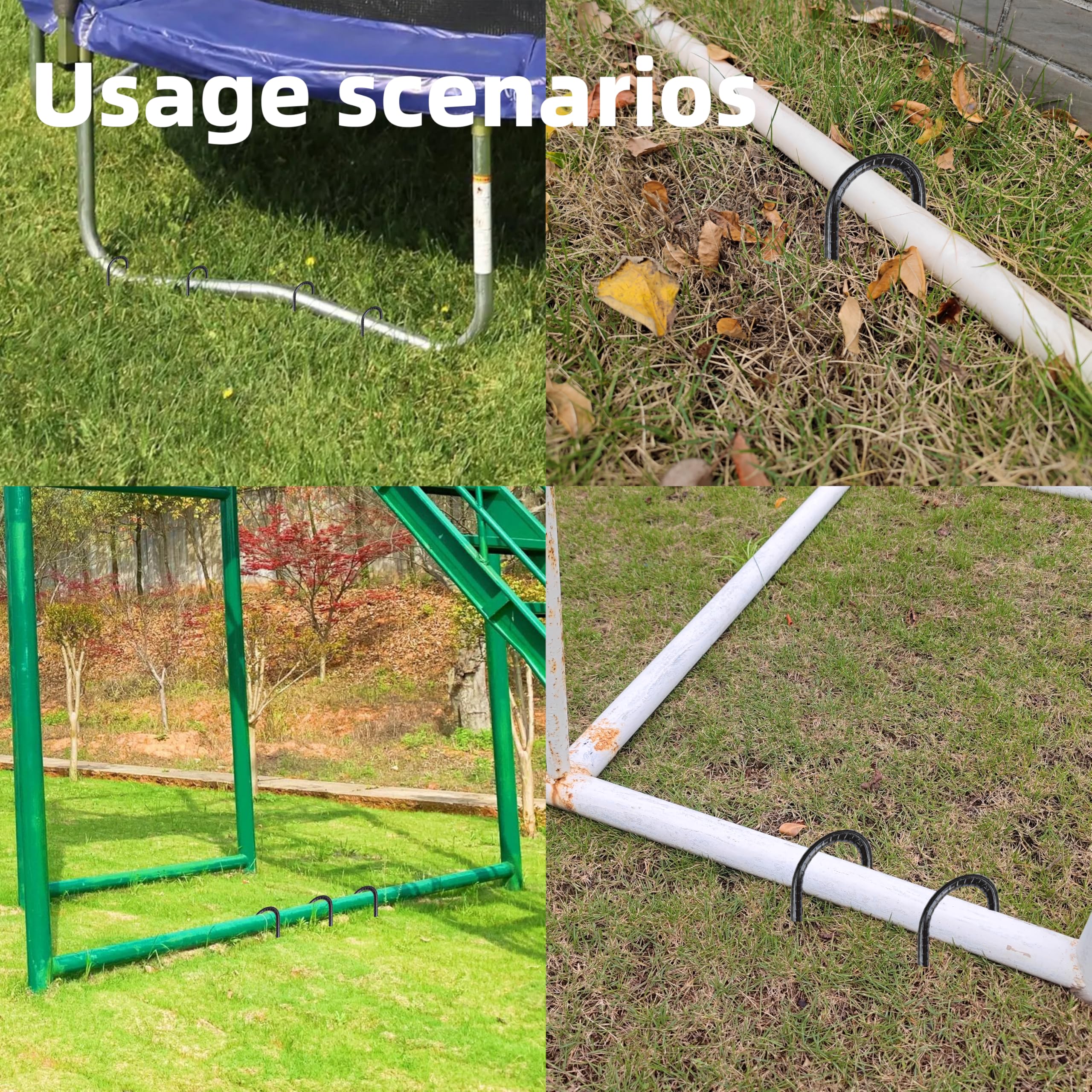 ESSFF estacas sujetan trampolín seguridad aumentada