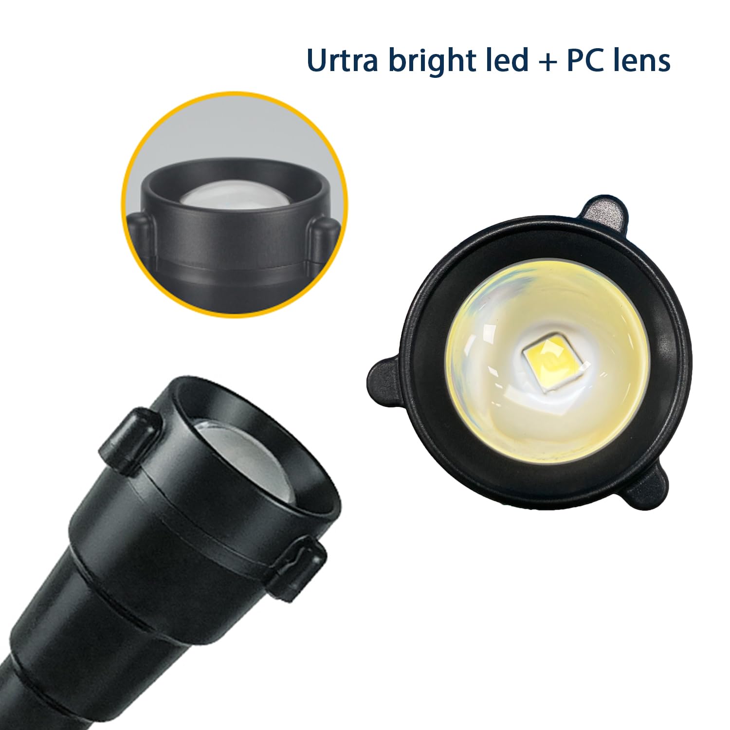 Etzeaxus cabezal PC cristal con refracción para luz suave
