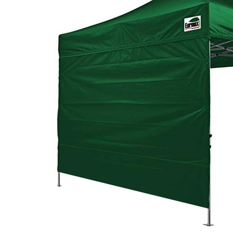 Eurmax panel lateral frontal mostrando cobertura y color verde bosque para sombra