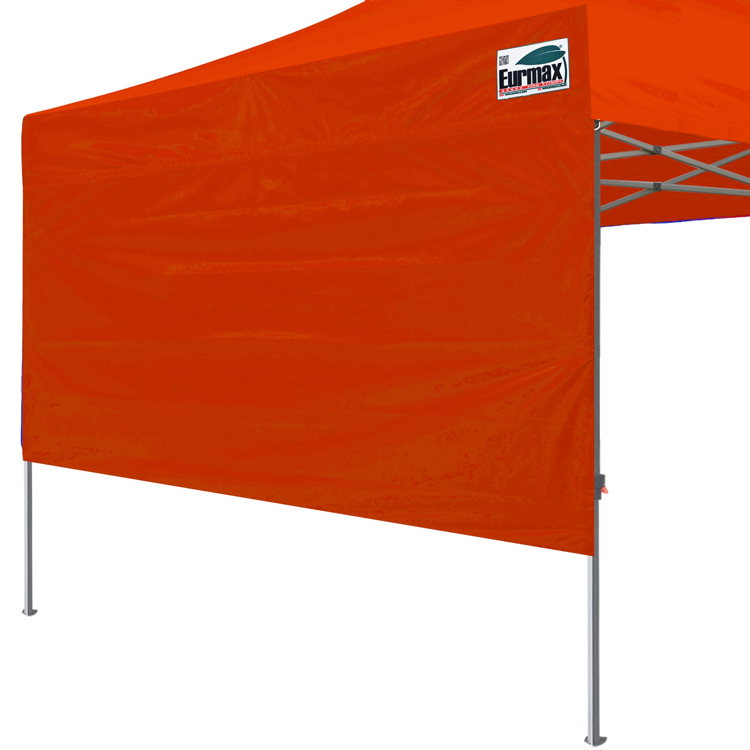 Eurmax pared lateral frontal naranja mostrando protección y ajuste