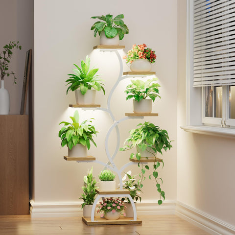EVAWOO estantería integrada en decoración con efecto enredadera ornamental