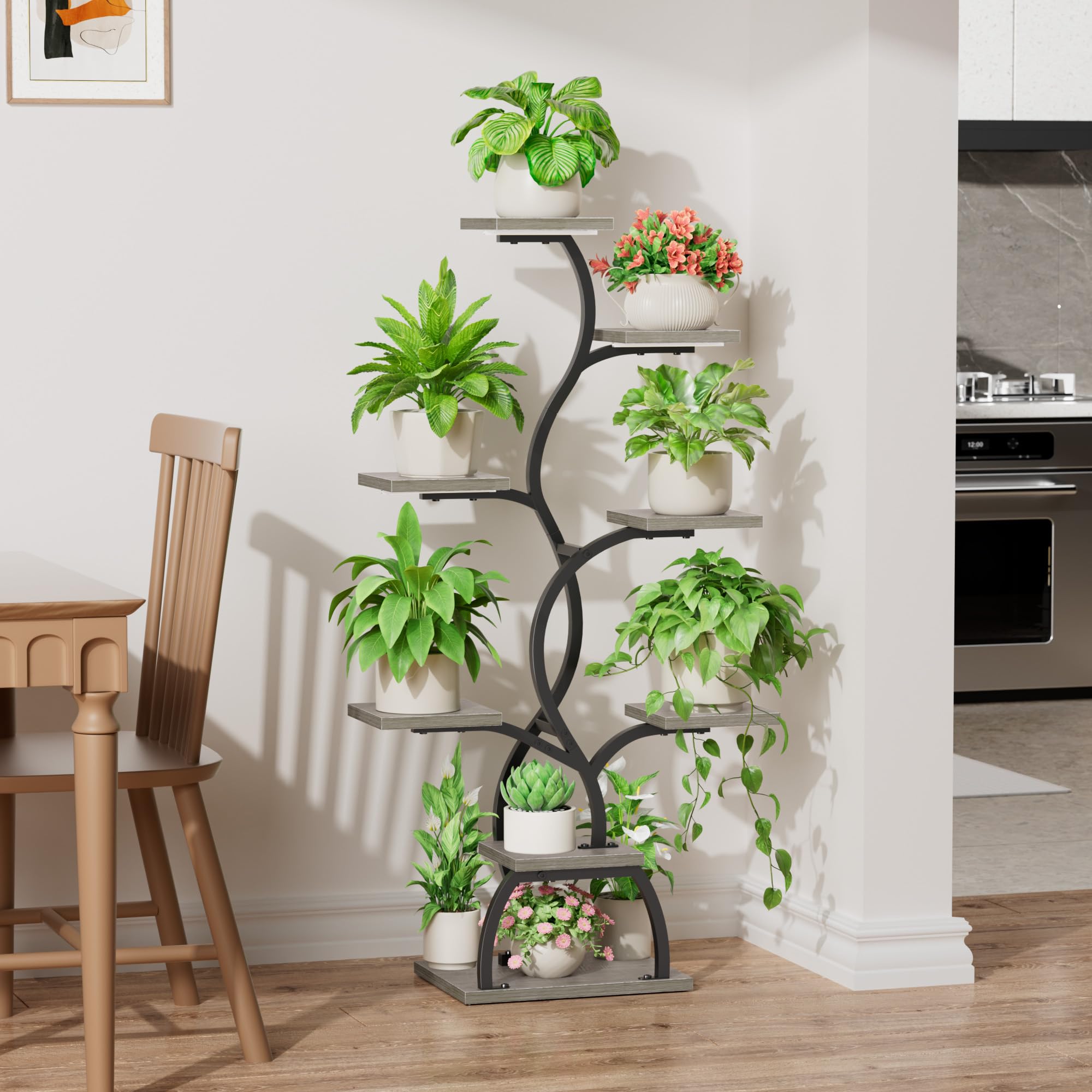 EVAWOO luz de cultivo encendida beneficiando crecimiento interior