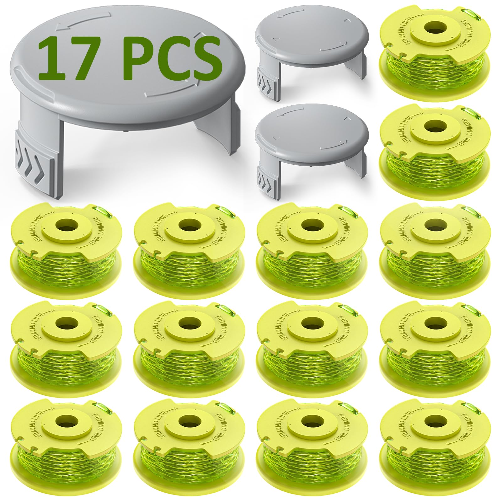 Eventronic vista frontal del paquete que destaca compatibilidad Ryobi y cantidad