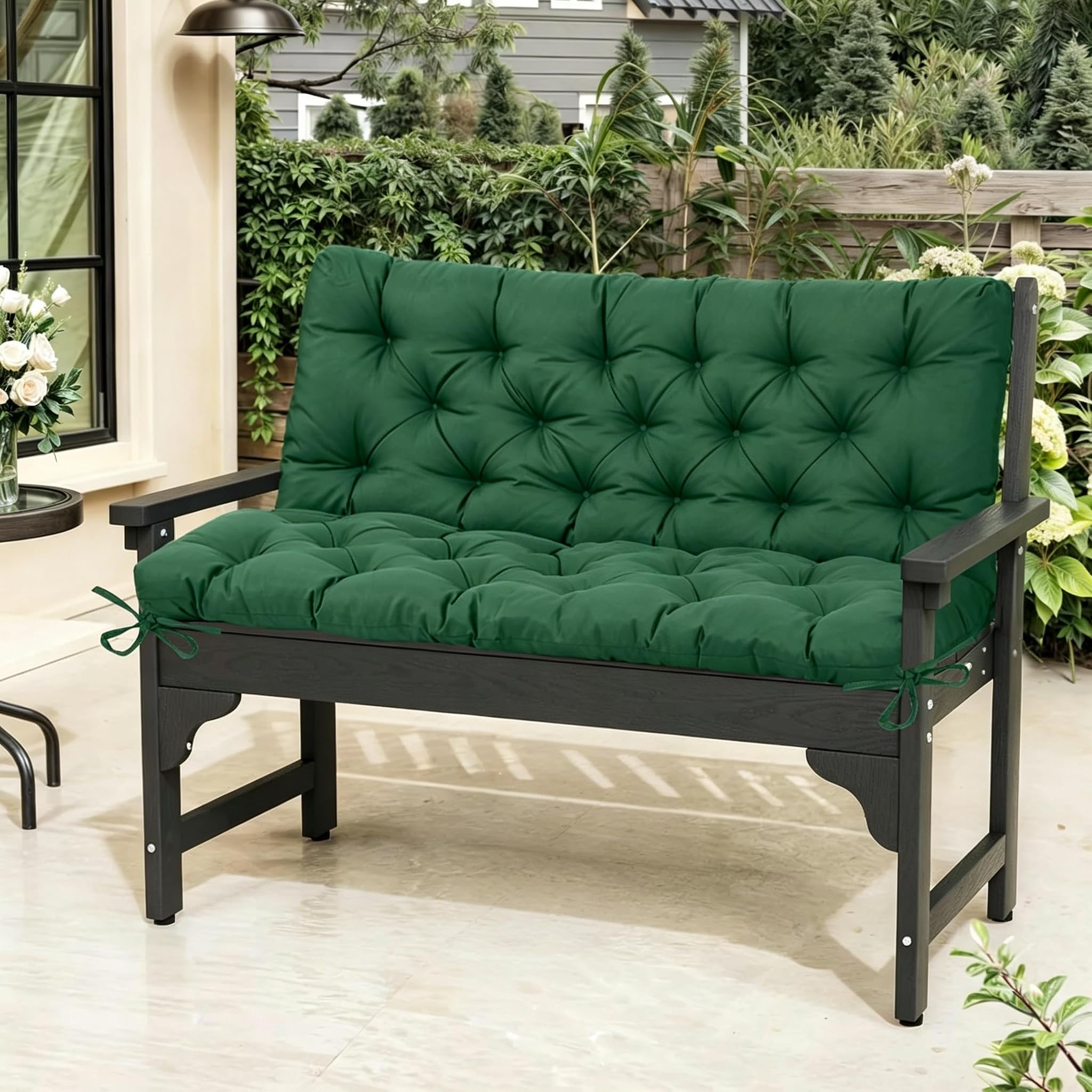 EverPine cojín en porche amueblado para ambiente exterior acogedor