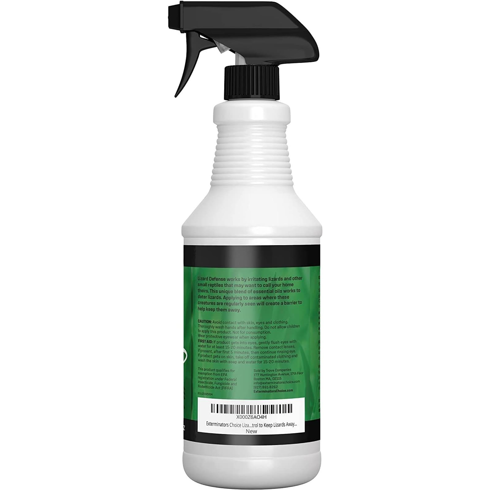 Exterminators Choice aplicación en marco de puerta, mantiene geckos alejados