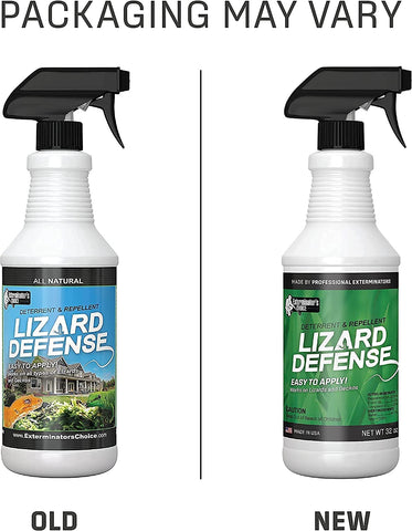 Exterminators Choice etiqueta con ingredientes naturales y ventajas del producto