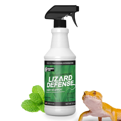 Exterminators Choice envase frontal mostrando 32 fl oz y beneficios aroma menta