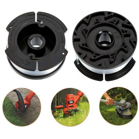 Eyoloty carrete instalado en desbrozadora Black & Decker mejora corte