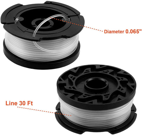 Eyoloty primer plano del hilo 0,065" muestra resistencia y flexibilidad