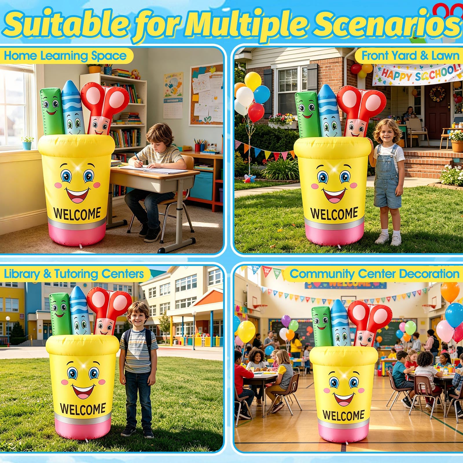 Eyourlife comparación de tamaño con niño para visualizar escala