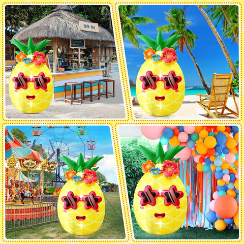 Eyourlife piña como centro de una ambientación tropical y divertida