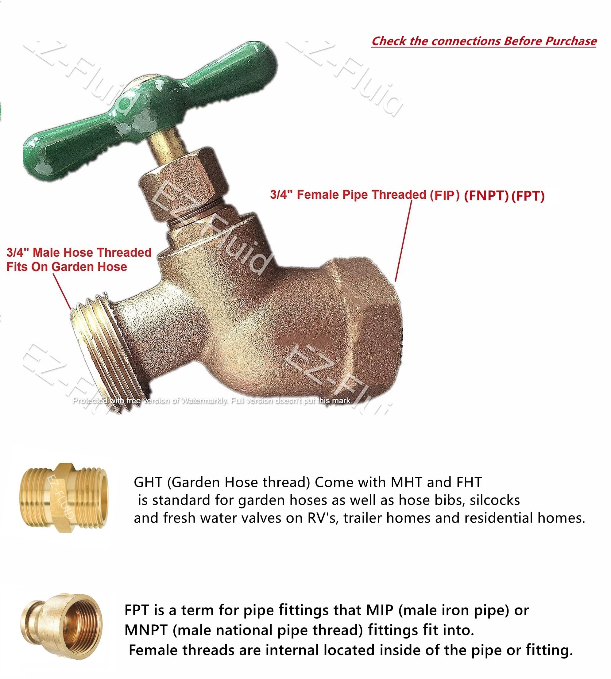 EZ-FLUID primer plano del latón anticorrosión que demuestra robustez
