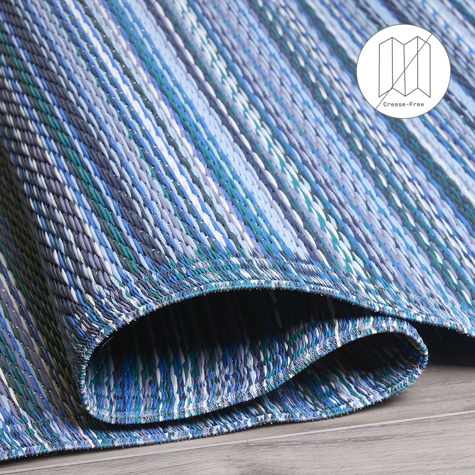 Fab Habitat alfombra enrollada lista para almacenar, sin pliegues ni arrugas