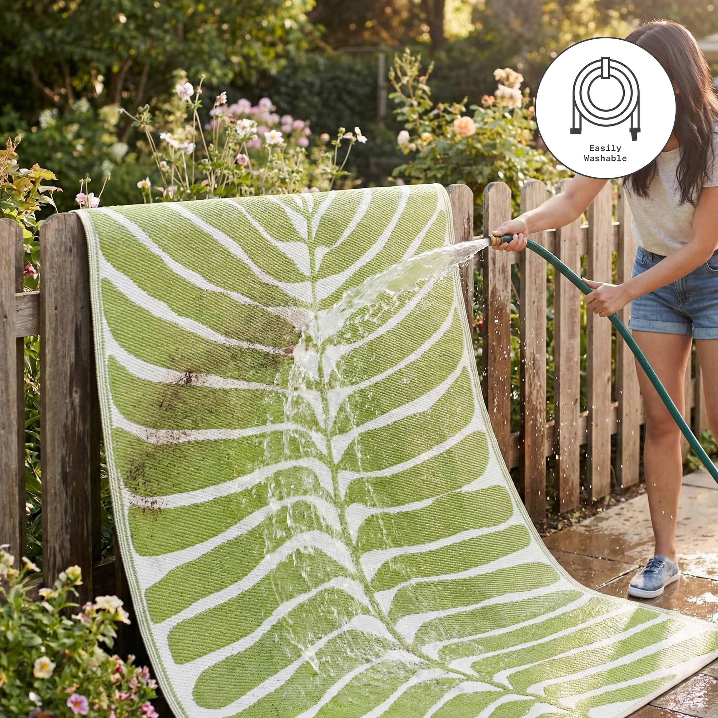 Fab Habitat reversible mostrando ambos lados para doble apariencia