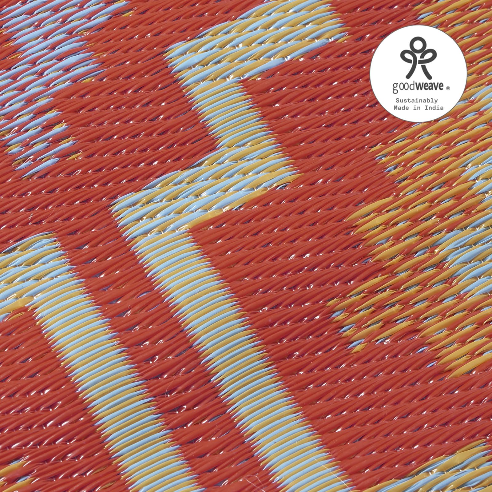 Fab Habitat anverso reversible con kilim boho que ofrece segunda opción estética