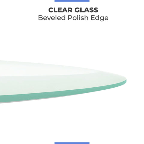 Fab Glass and Mirror tapa en mesa de comedor, aspecto elegante inmediato