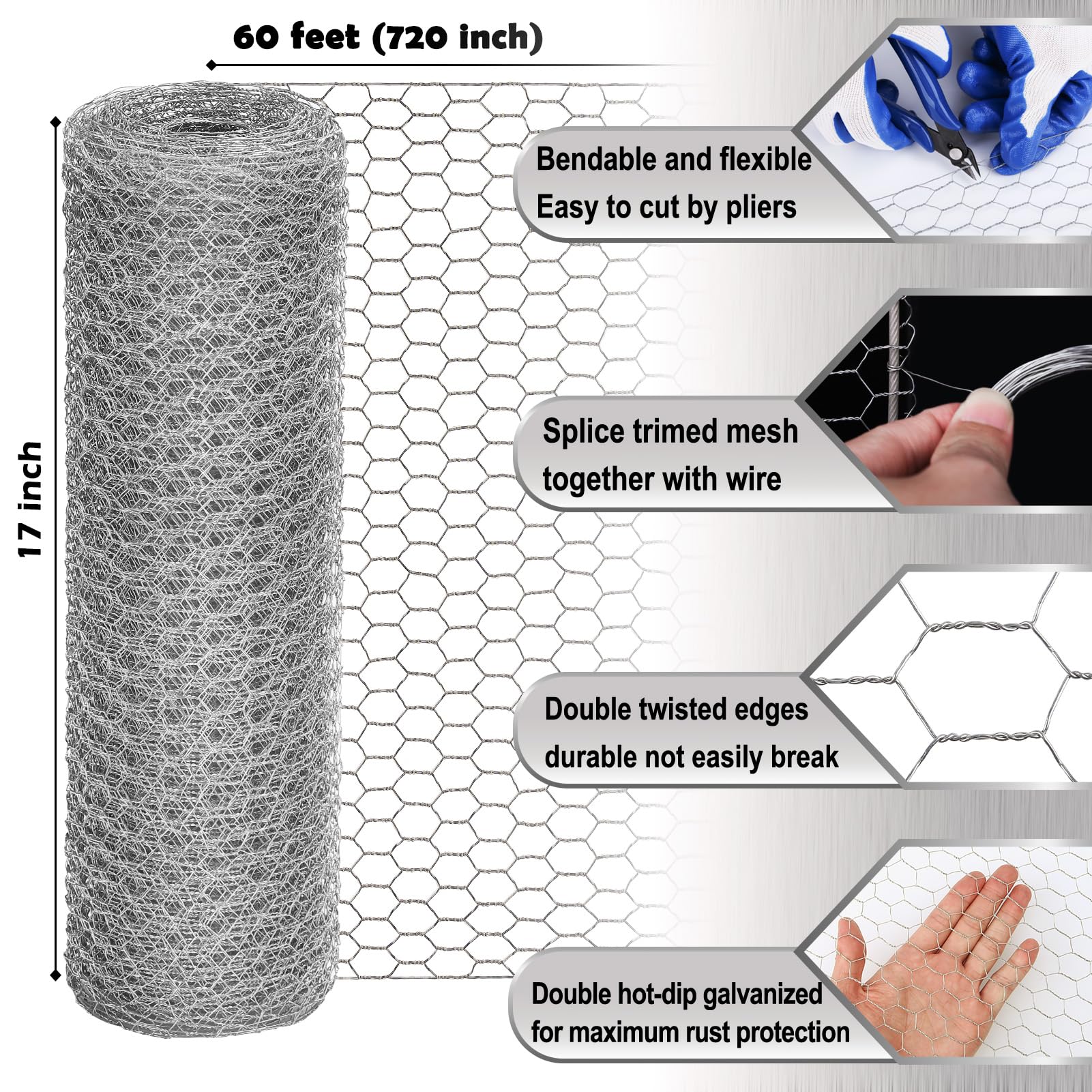 Fabulas detalle de la textura hexagonal destacando resistencia y flexibilidad
