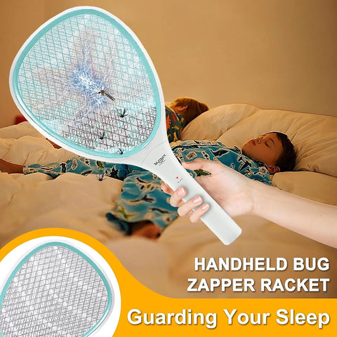 Faicuk raqueta en picnic al aire libre ideal para camping y control de insectos