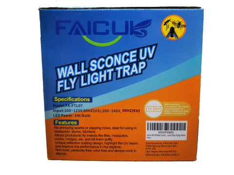 Faicuk instalación en pared mostrando posición recomendada y seguridad