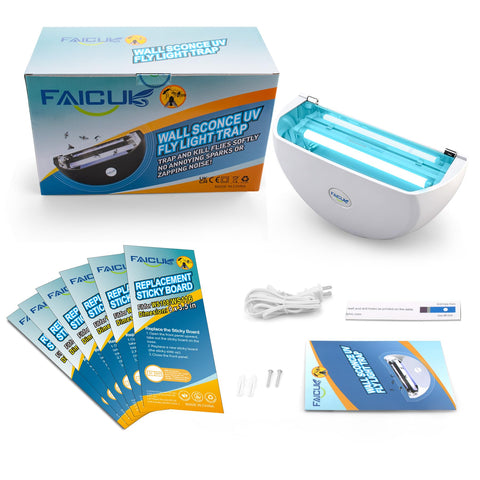 Faicuk WS108 interior con revestimiento reflectante que potencia luz UV