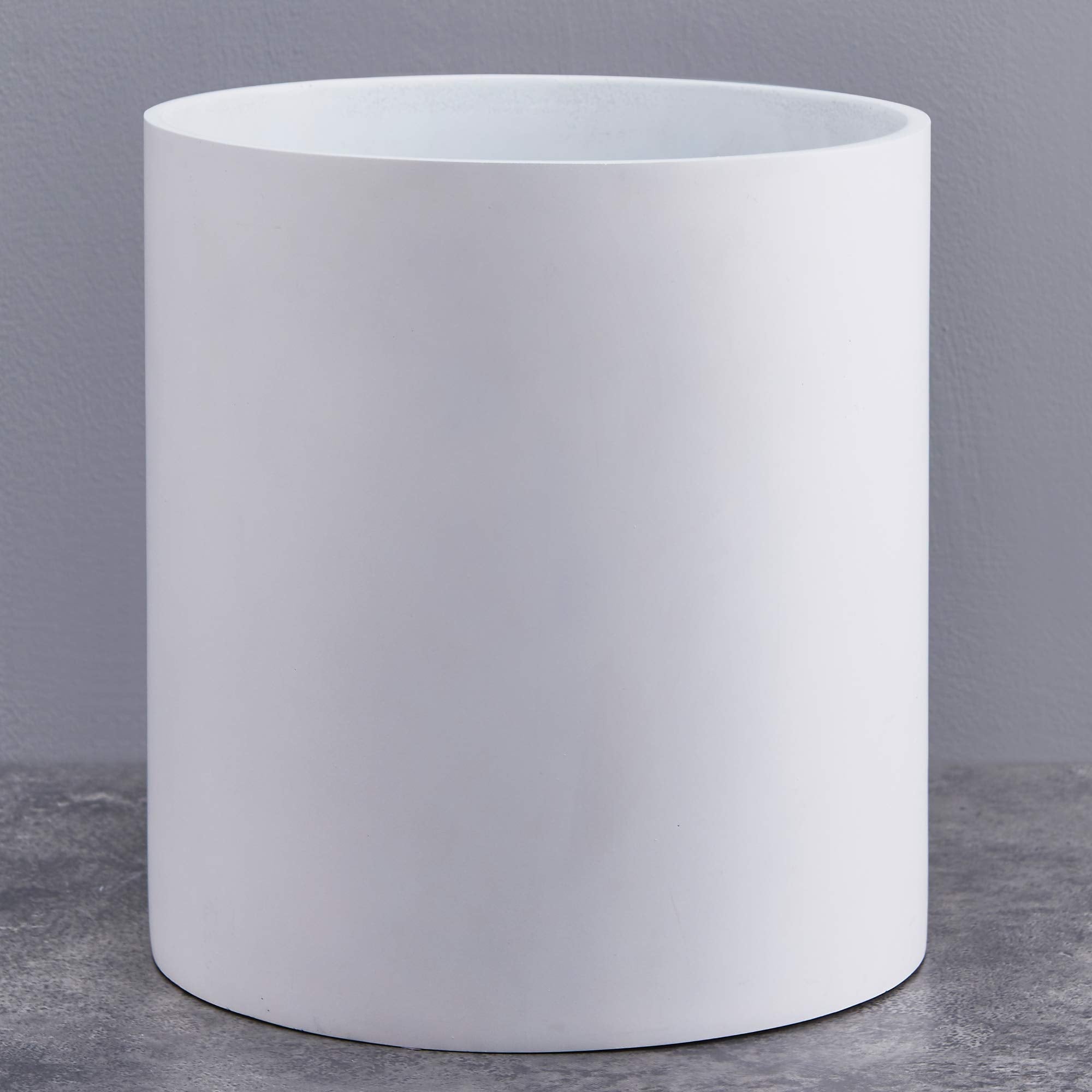 FaithLand maceta frontal blanco mate, aspecto elegante y ligero