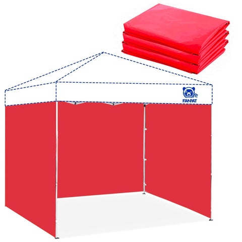 FANPAT panel frontal pack de 3 rojo mostrando color y cobertura