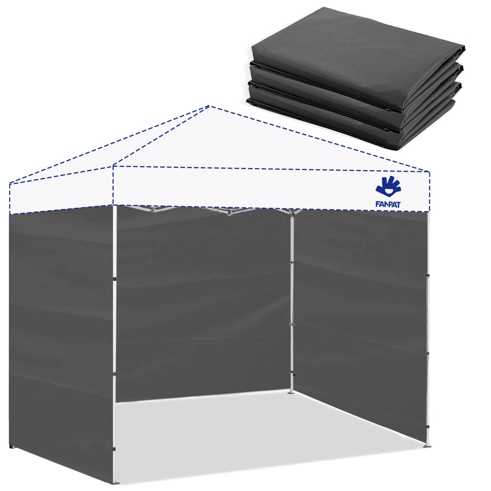 FANPAT panel lateral frontal mostrando cobertura y privacidad