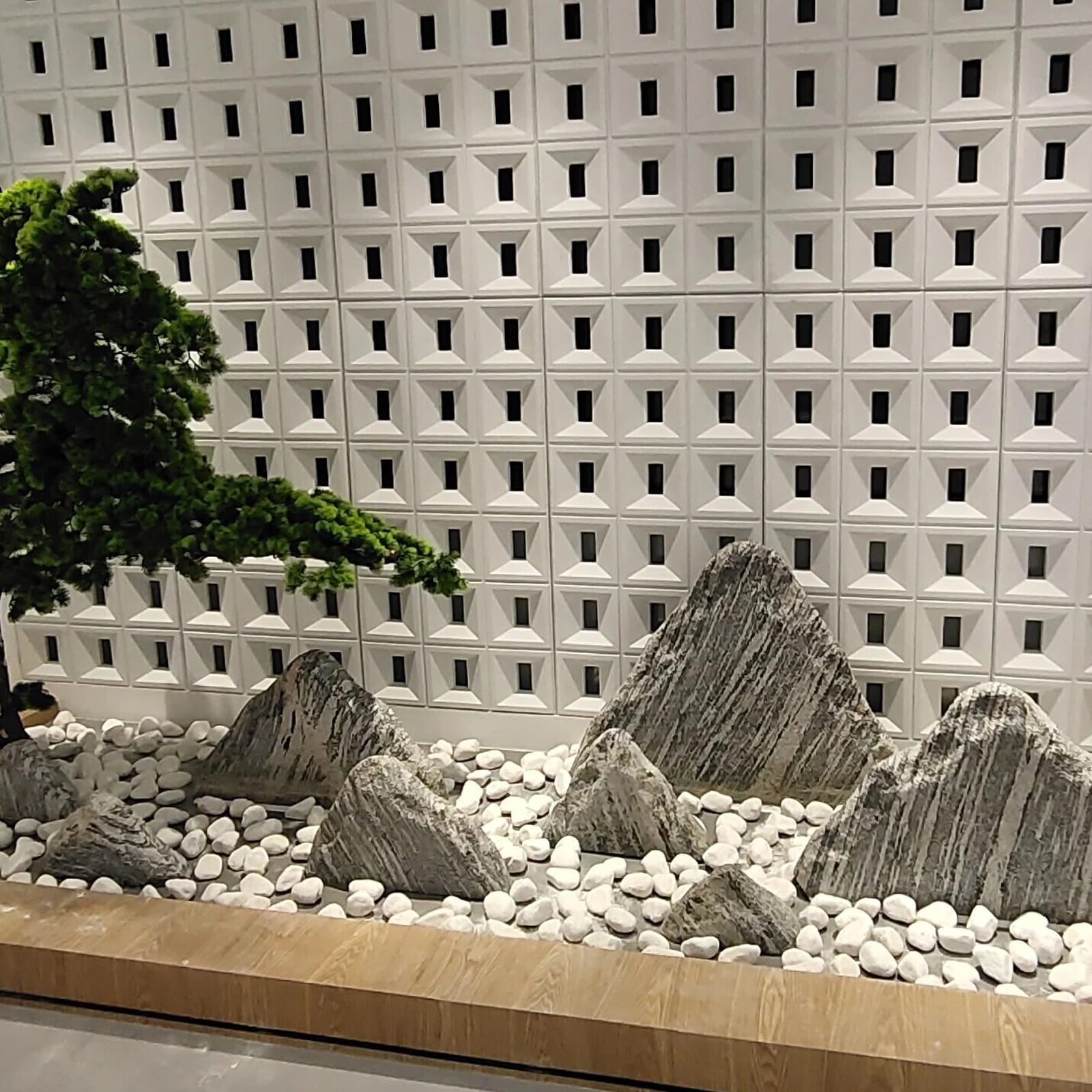 FANTIAN piedras como fondo de acuario ofreciendo estética estable