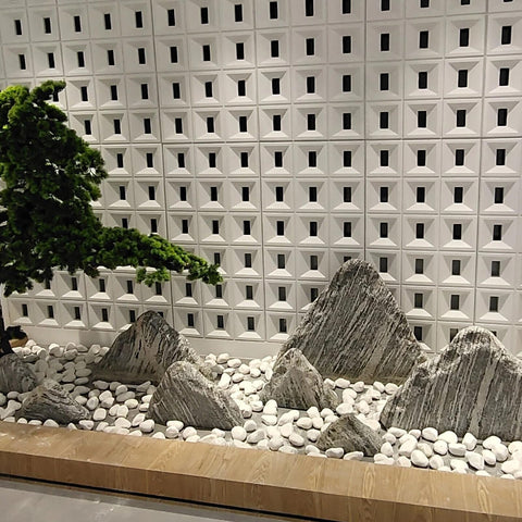 FANTIAN piedras como fondo de acuario ofreciendo estética estable