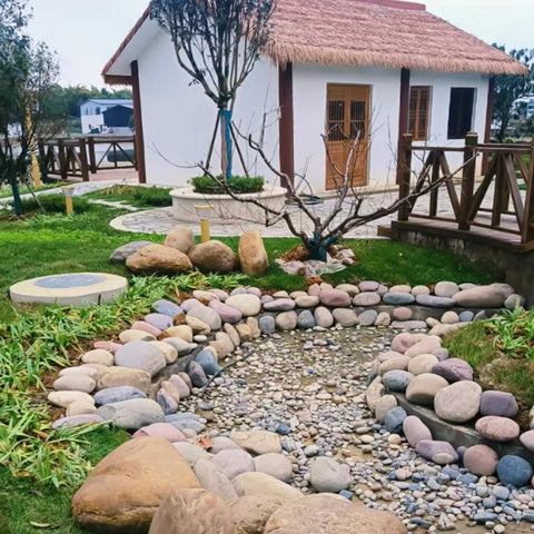 FANTIAN piedras decorando maceta grande conservando humedad del suelo