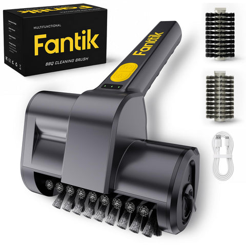 Fantik cepillo frontal mostrando cabezal y potencia para limpieza eficaz