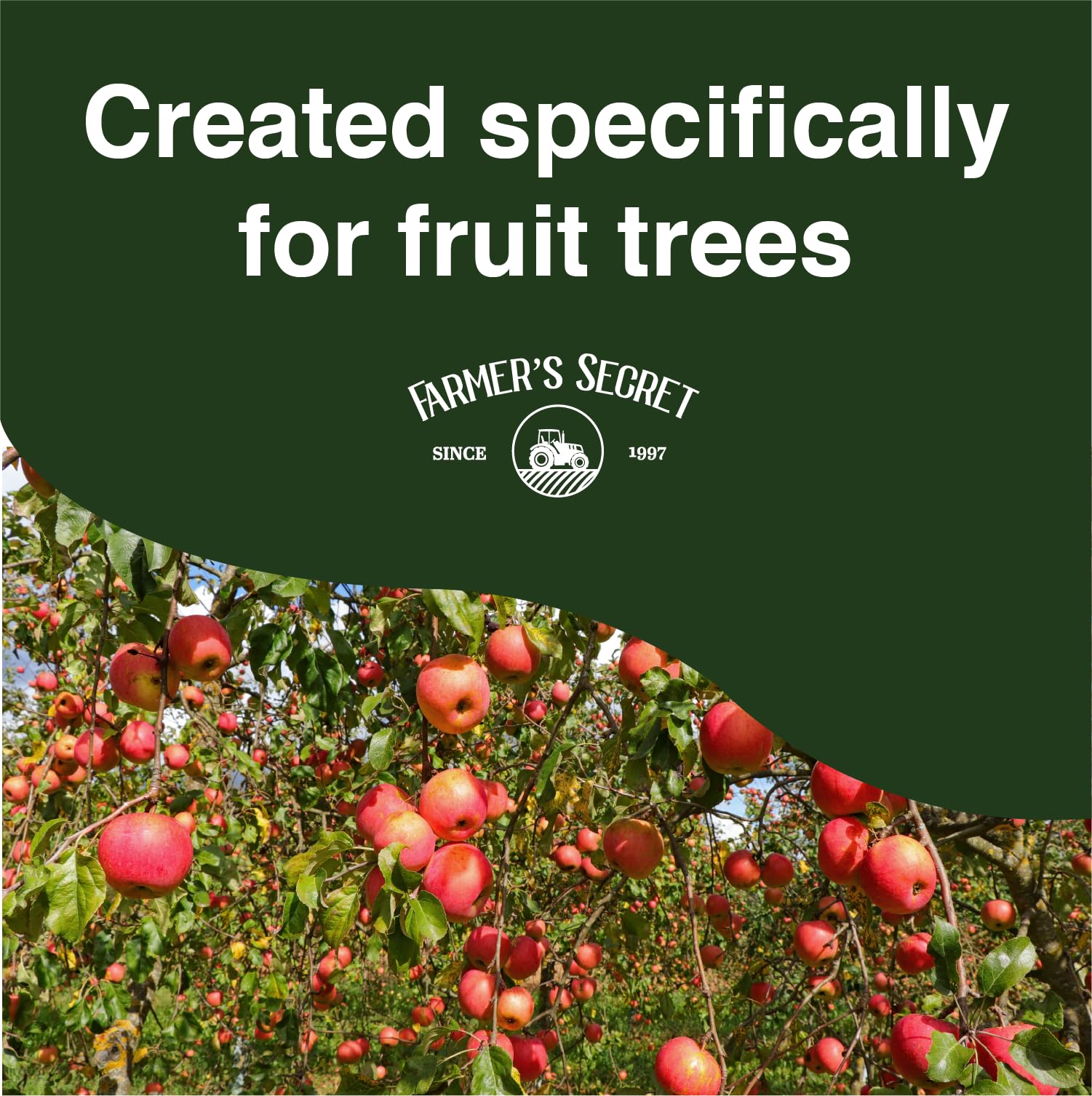 Farmer's Secret frasco junto a una regla para comparar tamaño y dosificación