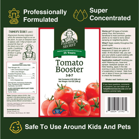 Farmer's Secret detalle del rótulo con ingredientes clave para confianza y lectura rápida