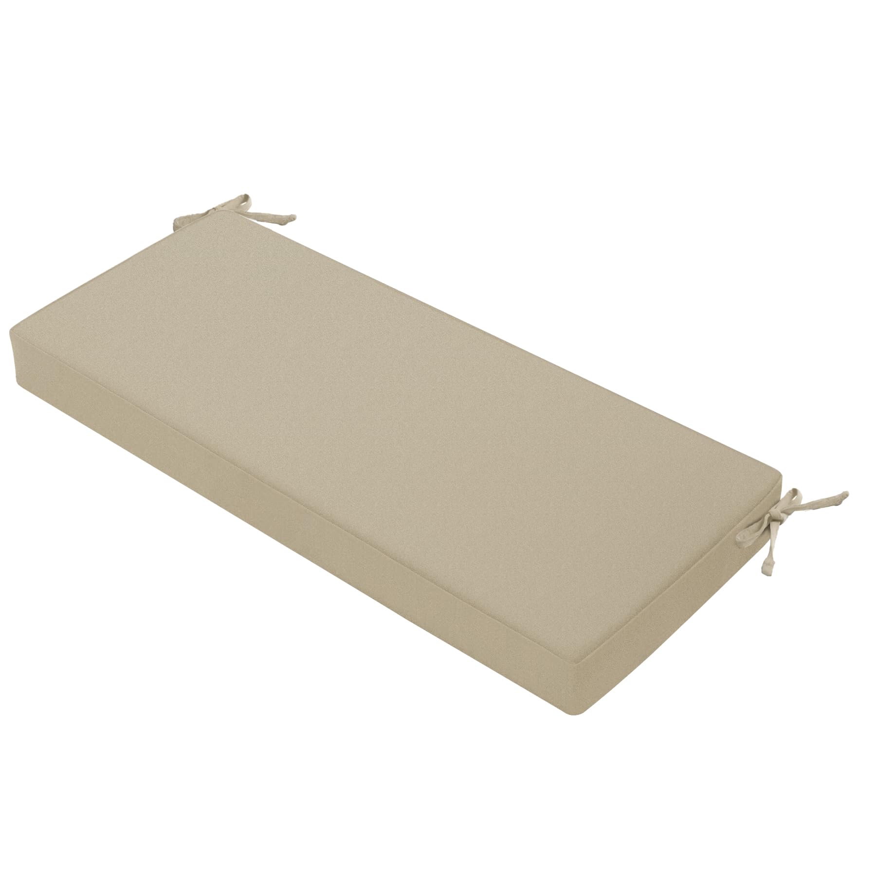 Favoyard cojín frontal beige mostrando diseño y confort