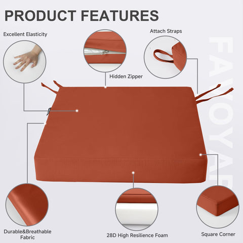 Favoyard cojín junto a mano para mostrar tamaño y escala práctica