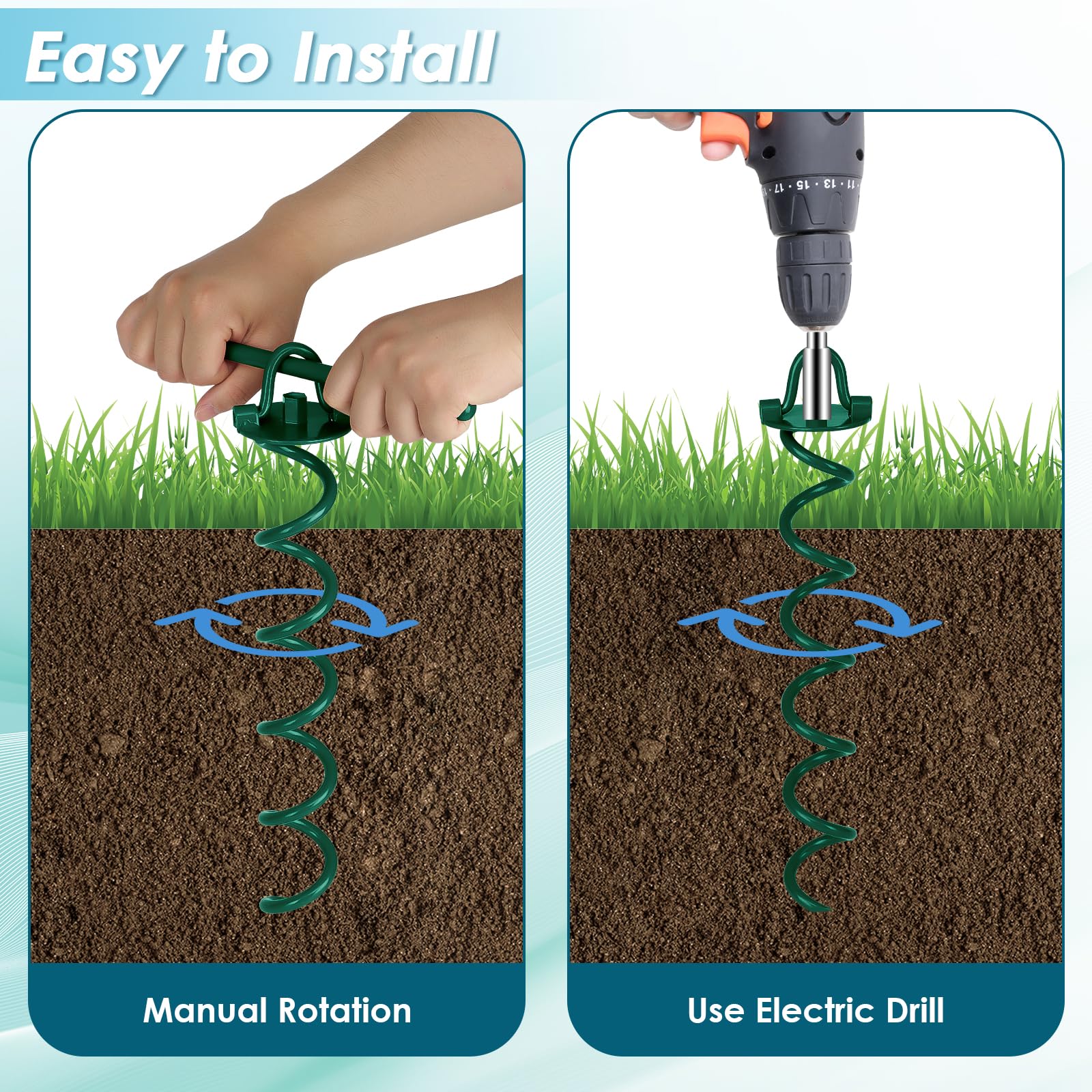 FEED GARDEN anilla plegable cerrada para seguridad y menos tropiezos